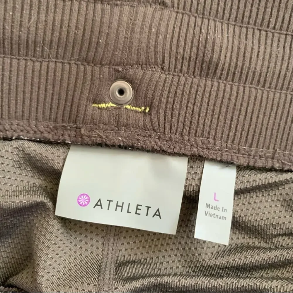 Athleta Brown Zip Pocket Mini Skort